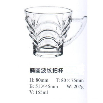 Tasse de bière en verre de haute qualité avec bon prix élégant Kb-Hn0927